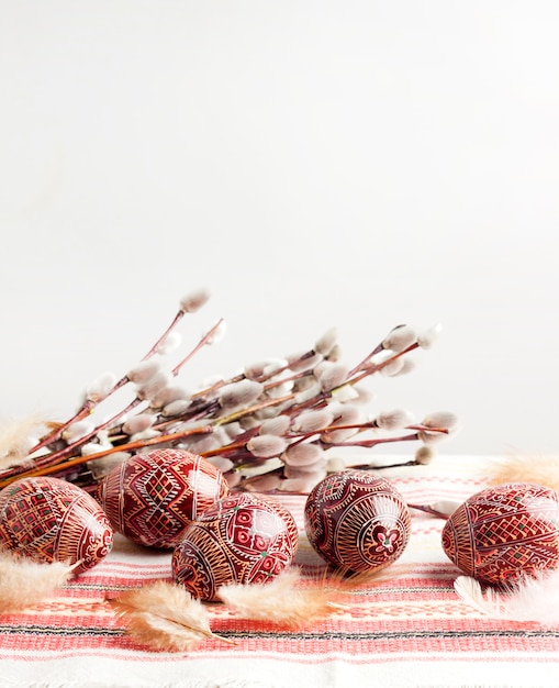 Huevos de Pascua ucranianos tradicionales