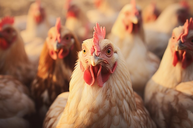 Huhn auf dem Bauernhof