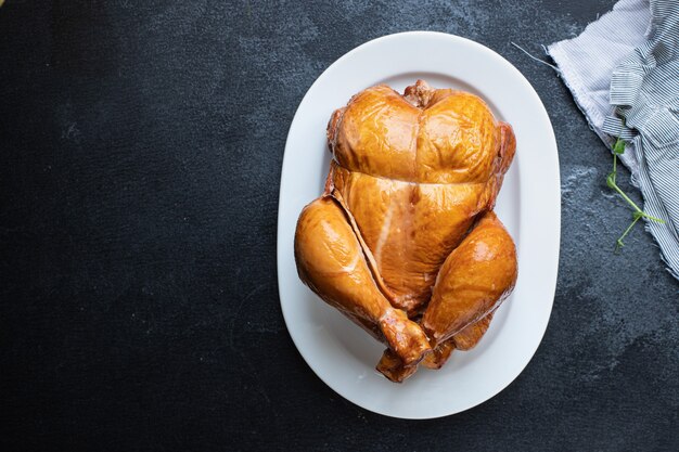 Huhn geräuchertes ganzes Geflügel gebackener Fleischsnack