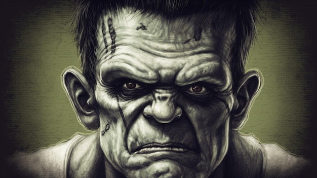 el hulk de la pelicula frankenstein