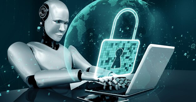 El humanoide robot de IA XAI utiliza la tecnología de computación en la nube para almacenar datos en un servidor en línea