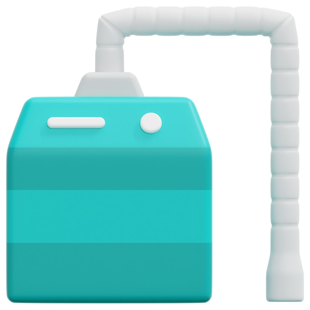 humo 3d render icono ilustración
