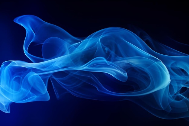 un humo azul y morado con la palabra humo.