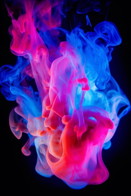 Foto humo de colores