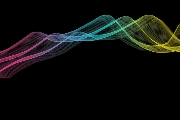 un humo colorido está soplando en el viento