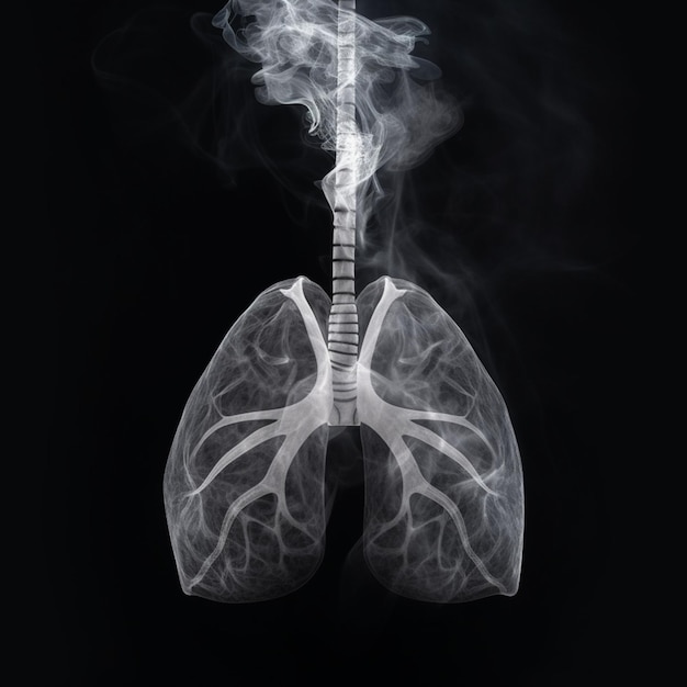 El humo de una máquina de humo se muestra con humo saliendo de ella.