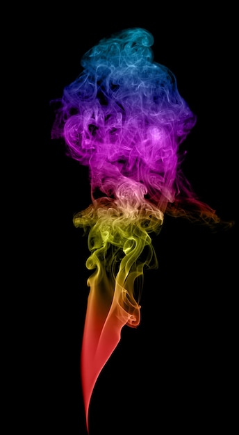 Humo multicolor abstracto