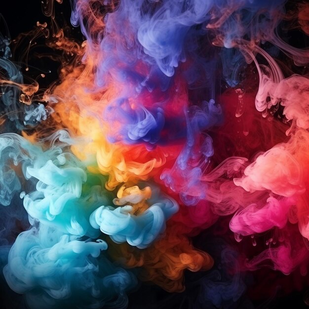 humo multicolor