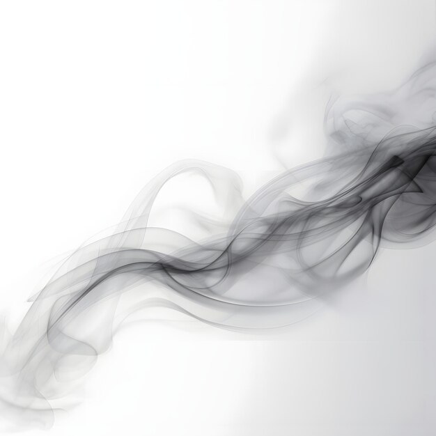 El humo negro al estilo de la tinta