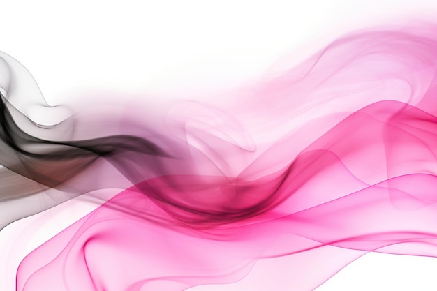 Humo rosa en un fondo blanco ligero estandarte de impresión de textura abstracta