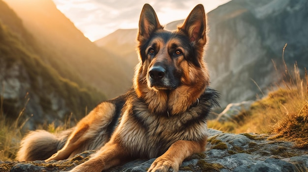 Hund Deutscher Schäferhund