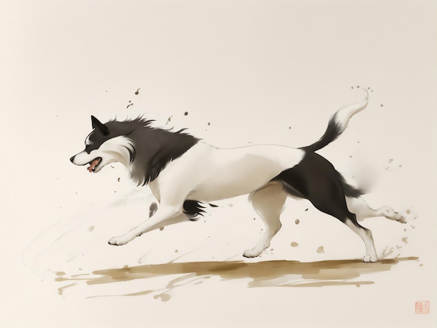 Hund Illustration u.a