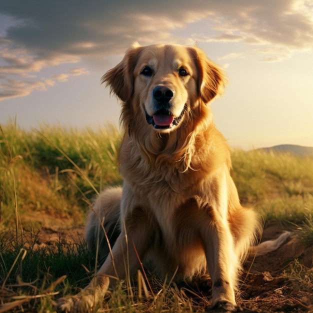 Hund in hoher Qualität ultra hd 8k hdr