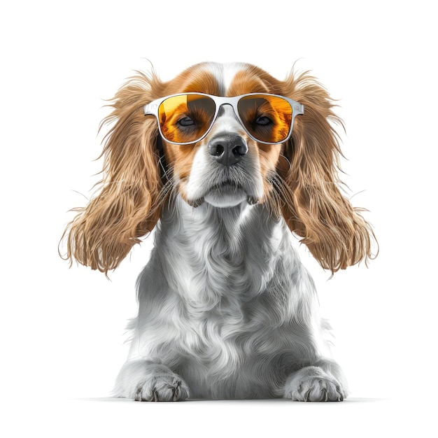 Hund mit Sonnenbrille