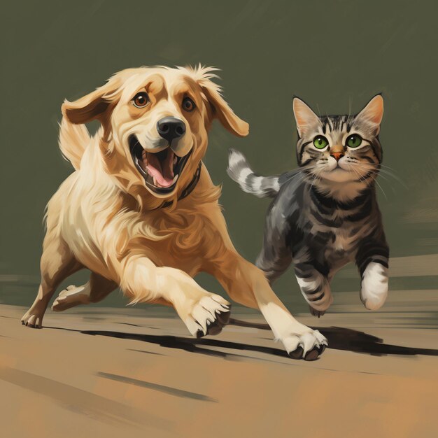 Hund und Katze