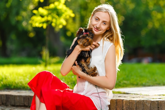 Hund und sein Besitzer