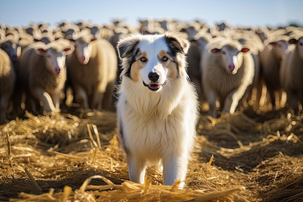 Hunde, die Schafe hüten