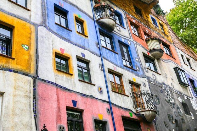 Hundertwasserhaus en Viena Austria