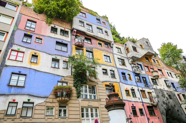 Hundertwasserhaus en Viena Austria