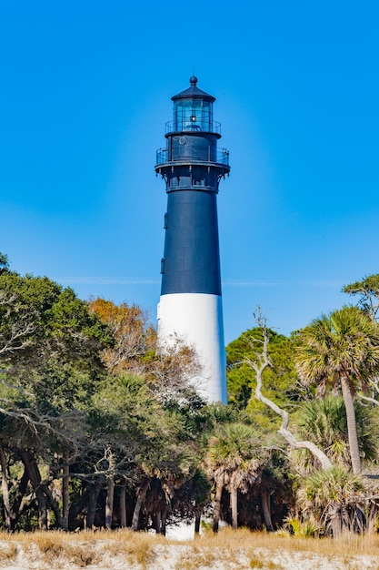 Hunting Island Lighthouse Carolina do Sul SC EUA