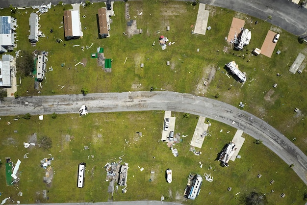 El huracán Ian destruyó viviendas en zona residencial de Florida Desastre natural y sus consecuencias