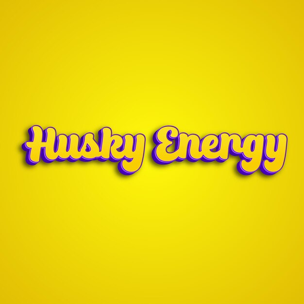 Foto huskyenergy tipografia 3d design amarelo rosa branco fundo foto jpg