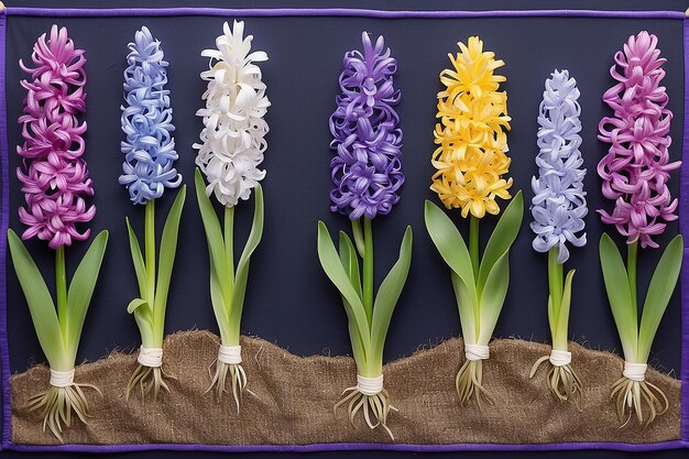 Foto hyacinth-wandteppich