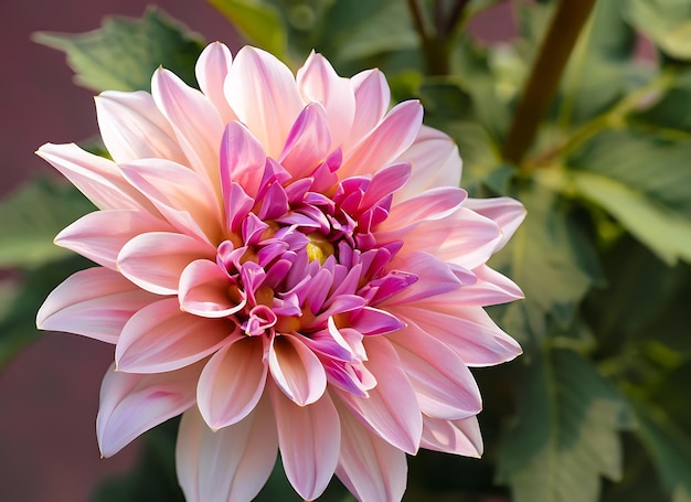 Hybrid-Lichtrosa-Dahlia-Blumen