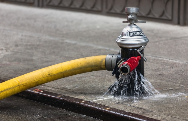 Hydrant auf den Straßen von Manhattan