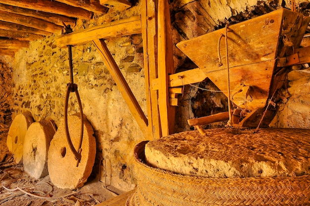 Hydraulische Getreidemühle La Sotana in der Sierra de Baza.