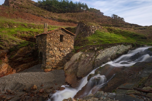 Hydraulische Getreidemühle von La Vallina in Asturien