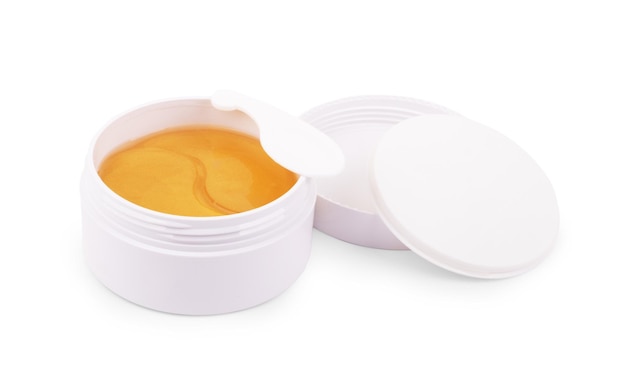 Hydrogel Golden Cosmetic Eye Patch Jar Kosmetisches Produkt für Hautflecken unter der Augenkollagenmaske
