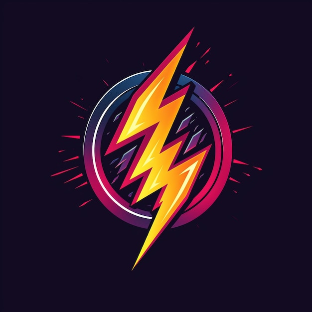 Foto hyperdrive un logotipo de alta velocidad que captura la rápida aceleración y el rendimiento del equipo deportivo.