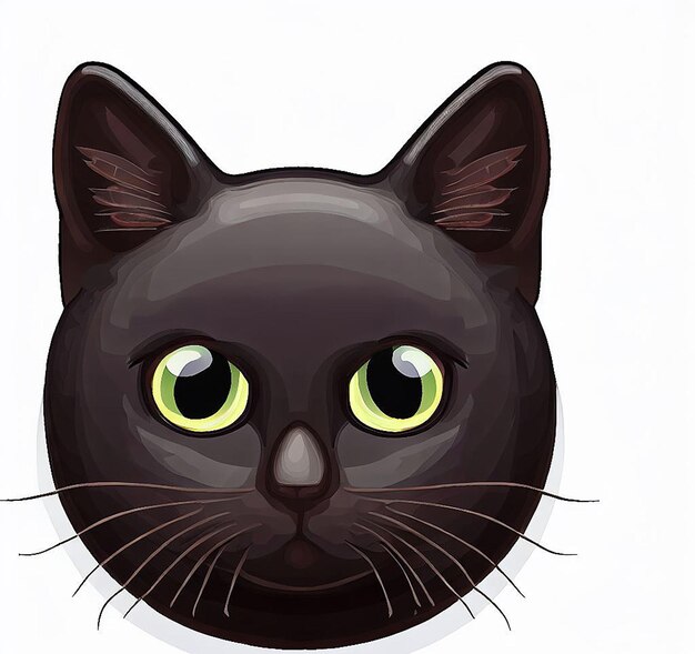 Foto hyperrealistische illustration einer lachenden, schnurrenden katze, ein lovley-haustier
