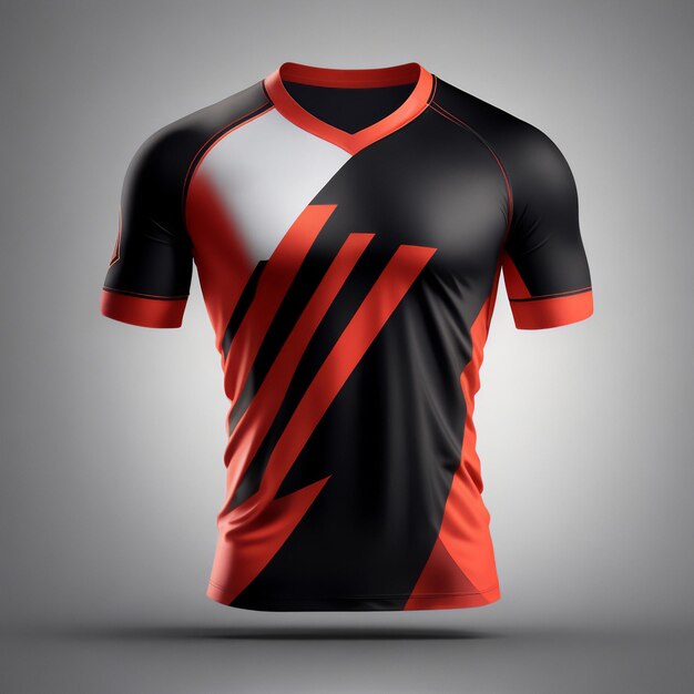 Foto hyperrealistisches sporttrikot-design