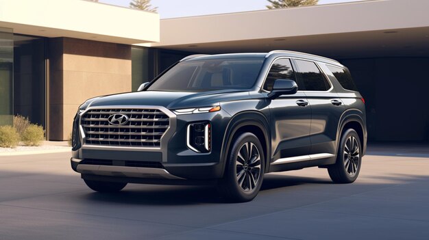 Foto hyundai palisade 2023 calificación de color profesional suave ai generativa