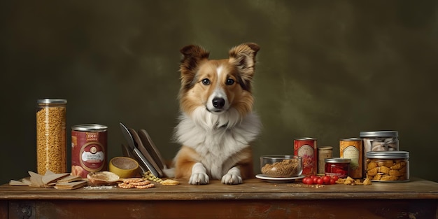 IA generada IA Generativa Comida para perros Escritura Promoción de comidas Mercado de tiendas Mercadotecnia Zoológico de mascotas