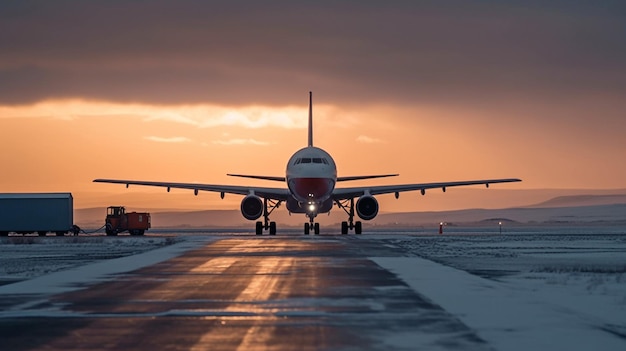 IA generativa Un avión va a autorizar el despegue de la pista de un aeropuerto en el Ártico