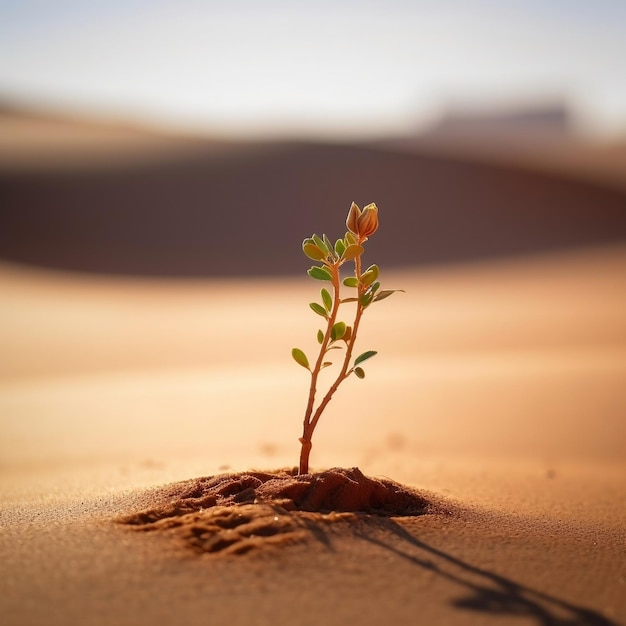 IA generativa central de crecimiento de plantas pequeñas