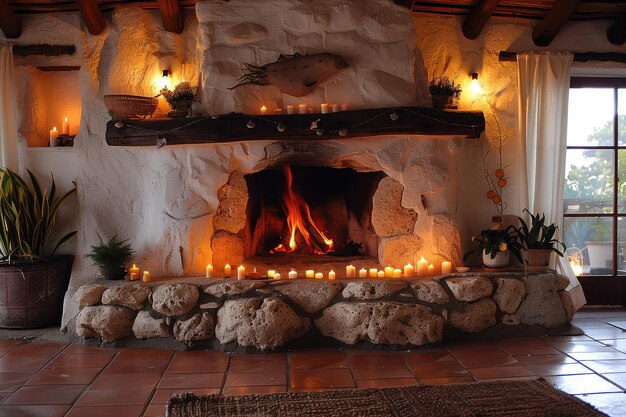 IA generativa de la chimenea