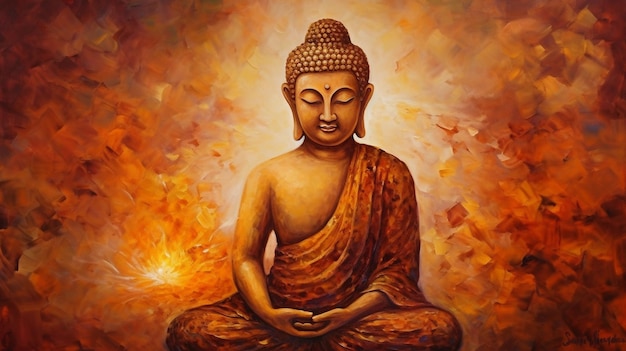 IA generativa criou uma impressionante pintura a óleo de Buda