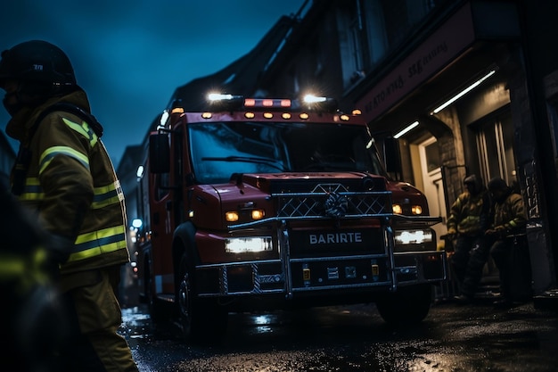 IA generativa da equipe de bombeiros de primeiros socorros