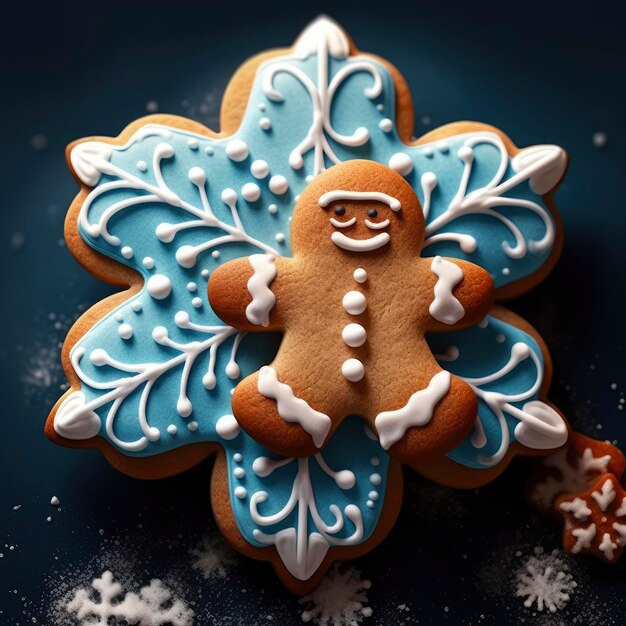 IA generativa de biscoito doce tradicional de Natal