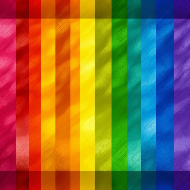 IA generativa de cores de bandeira LGBT
