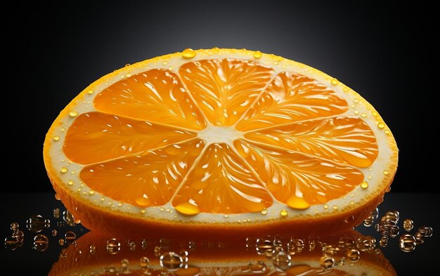 IA generativa de laranjas vibrantes
