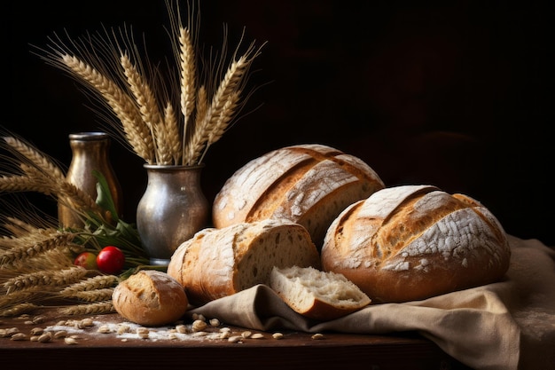 IA generativa de pão fresco