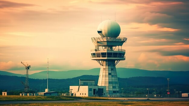 IA generativa de radar de controle de tráfego aéreo