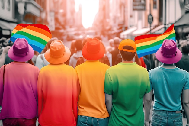 IA generativa do conceito da comunidade LGBT