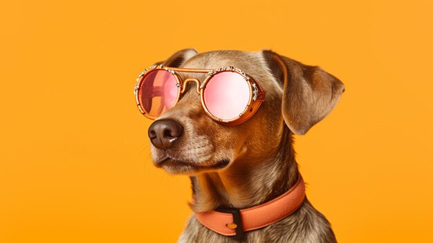 La IA generativa es genial para que el perro se ponga gafas de sol.