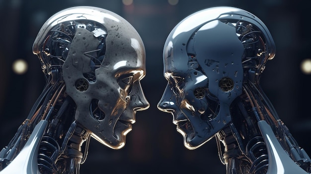 La IA generativa es el proceso mediante el cual una inteligencia artificial reprograma otra inteligencia artificial